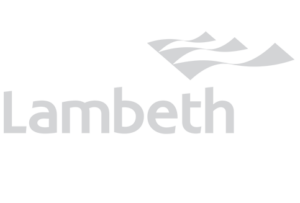 Plain light grey rectangular banner on white background