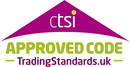 CTSI Approved Code Trading Standards UK logo